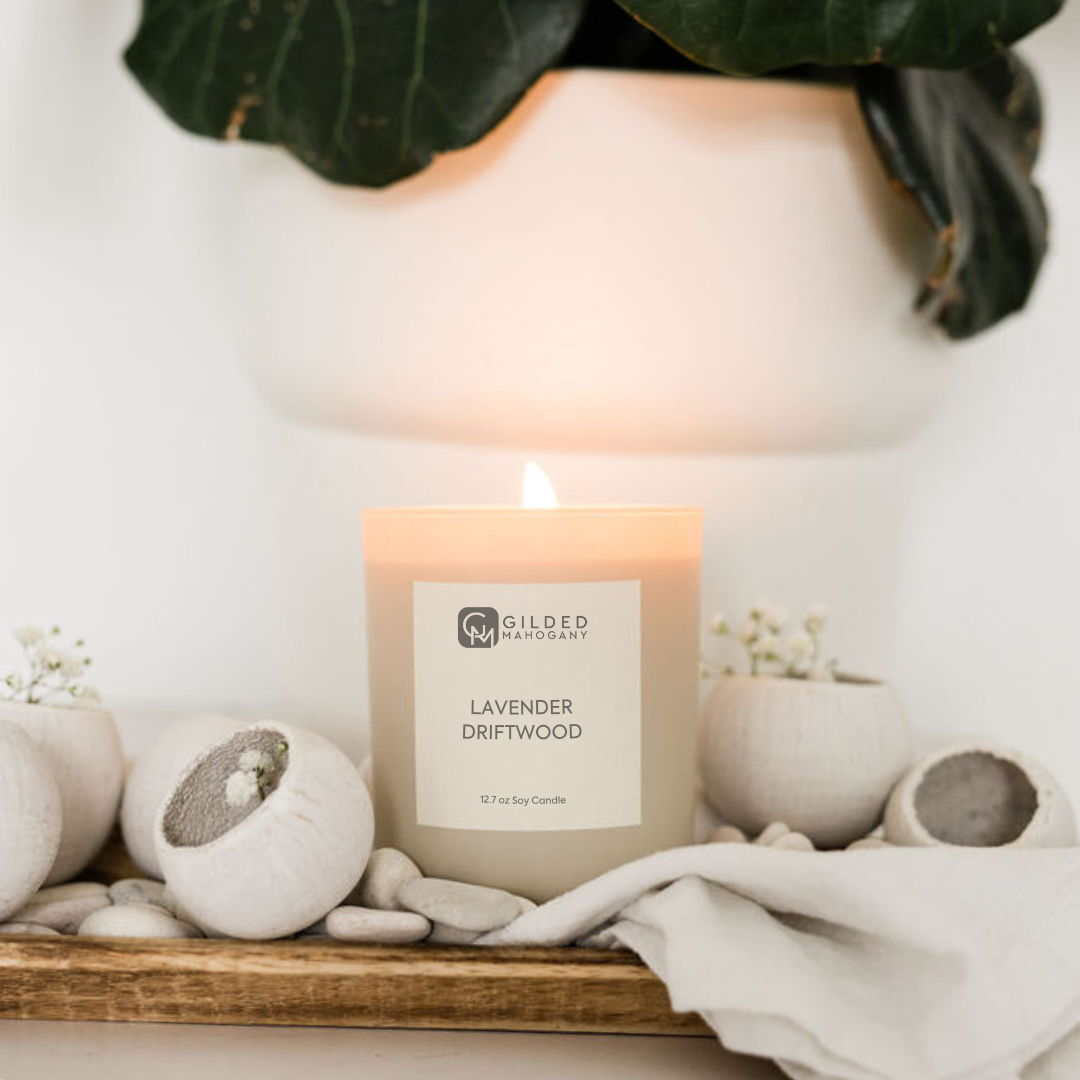 Large Luxury Private Label Soy Candle, Low MOQ
