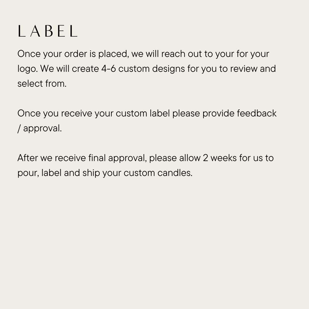 Large Luxury Private Label Soy Candle, Low MOQ