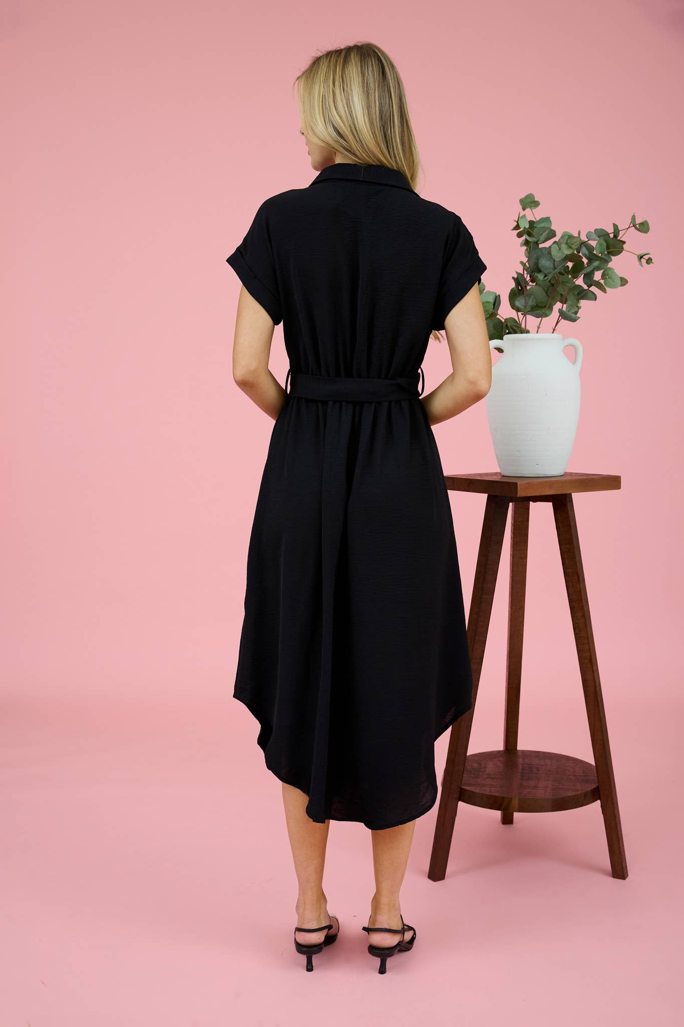 Britt Button Down Flow Dress