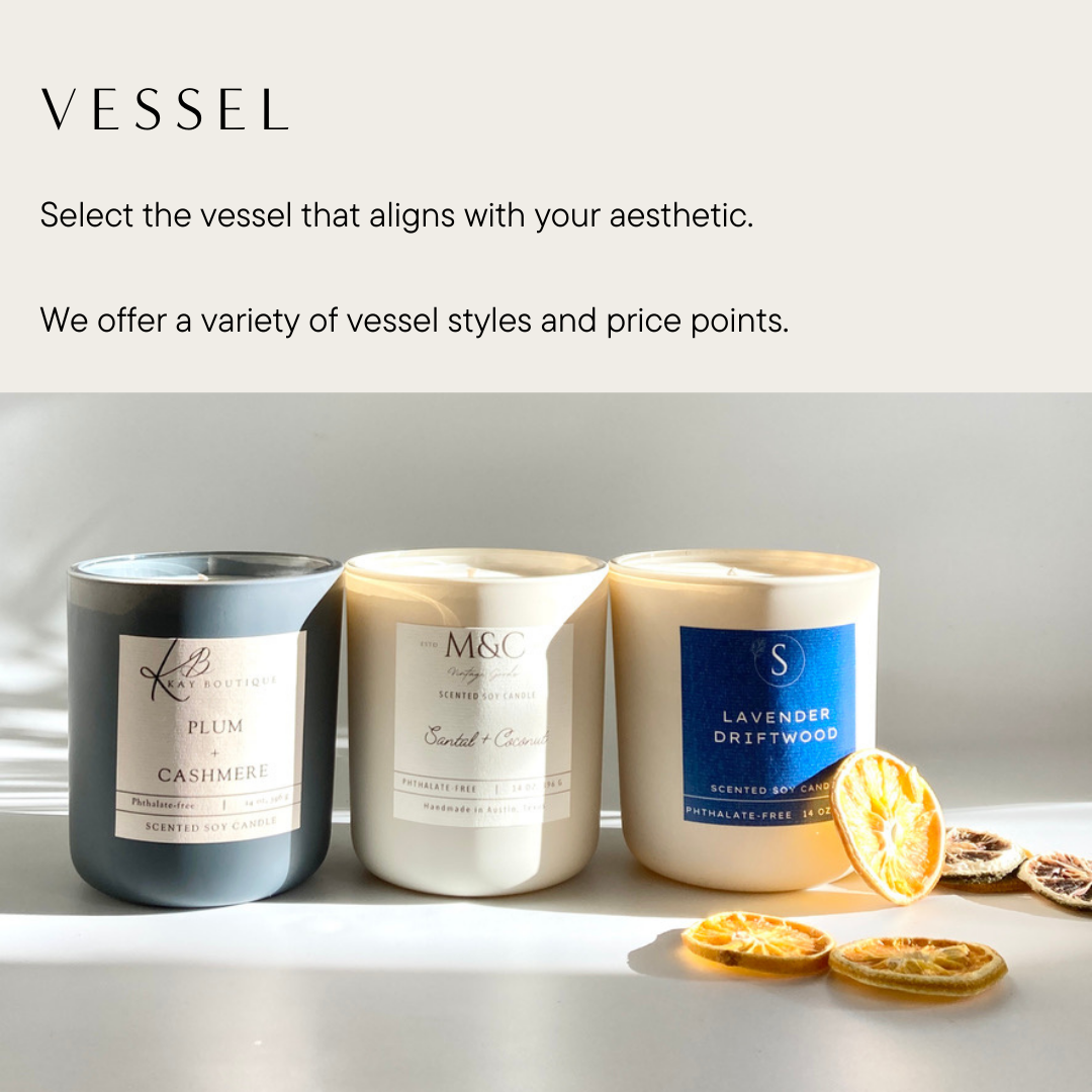 Large Luxury Private Label Soy Candle, Low MOQ