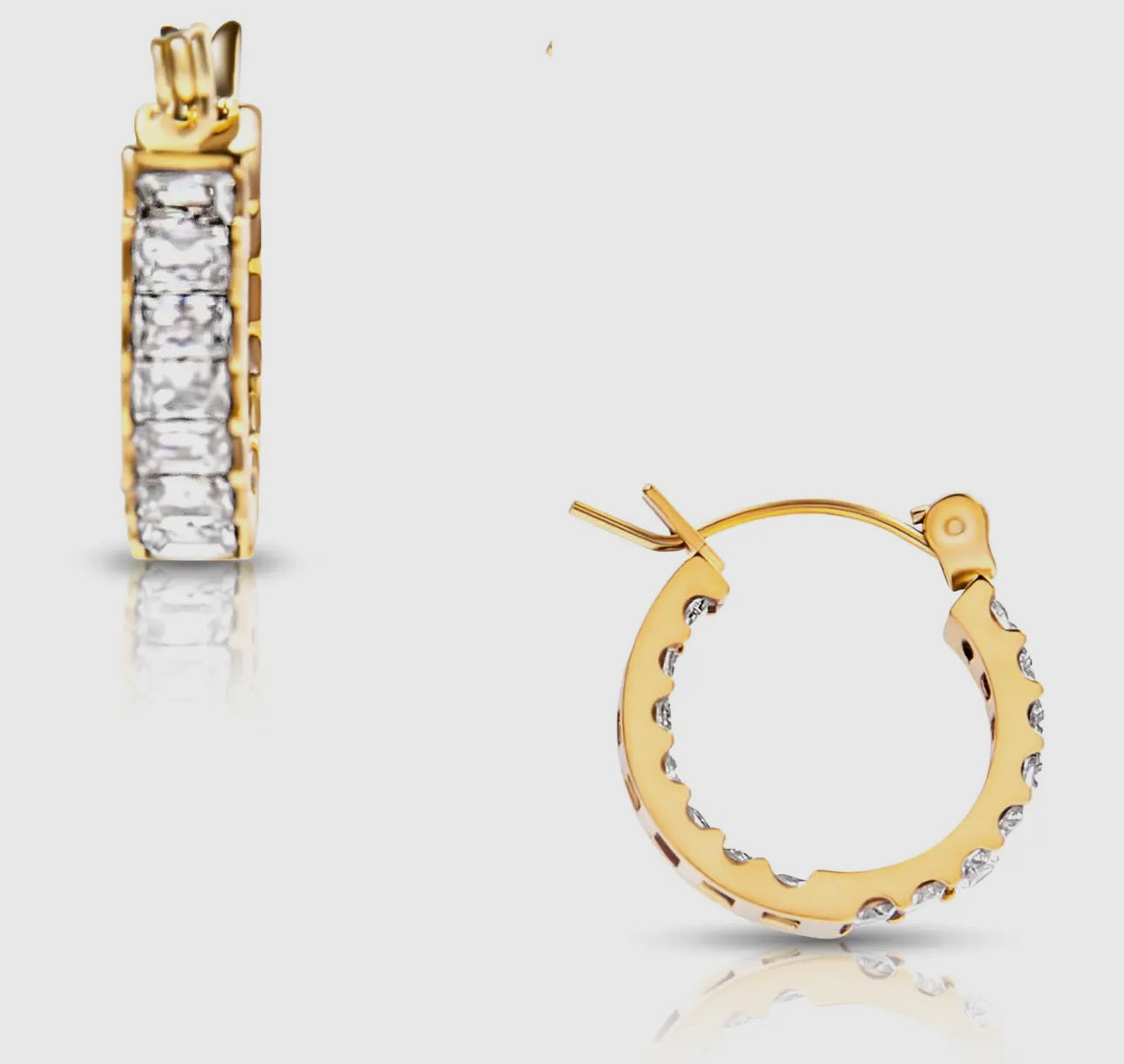 Lyndsay Huggie Hoop Earring