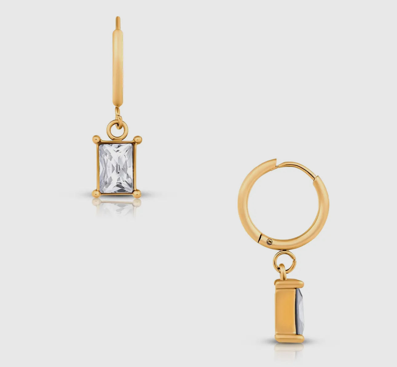 Chantel Banquette Huggie Hoop Earring