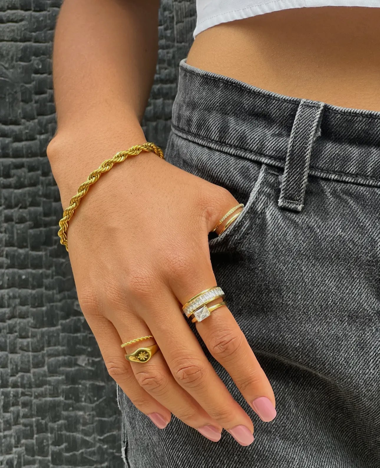 Gold Morgan Ring