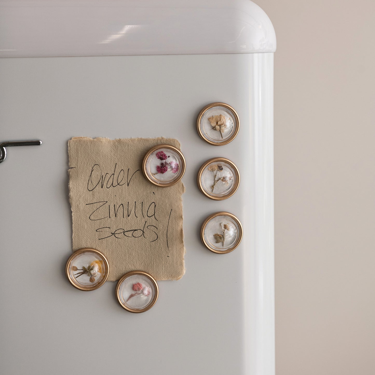 Botanical Pressed Flower Magnet
