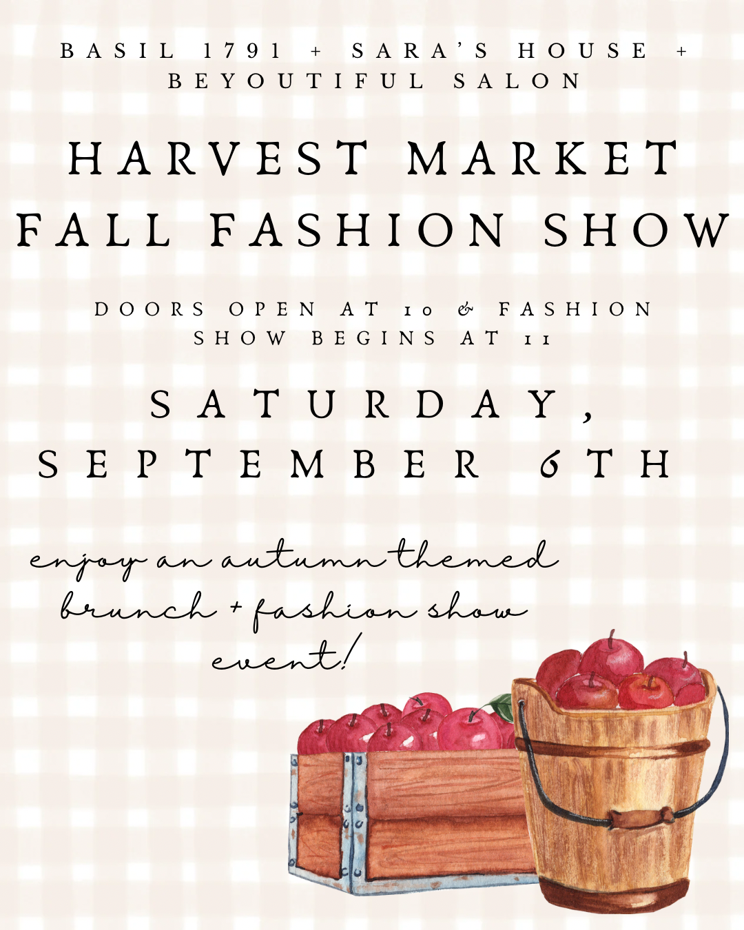 Harvest Market Fall Fashion Show
