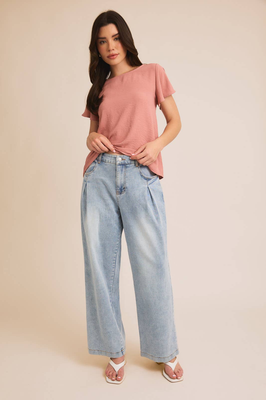 Laura Lightwash Stretch Denim Jeans