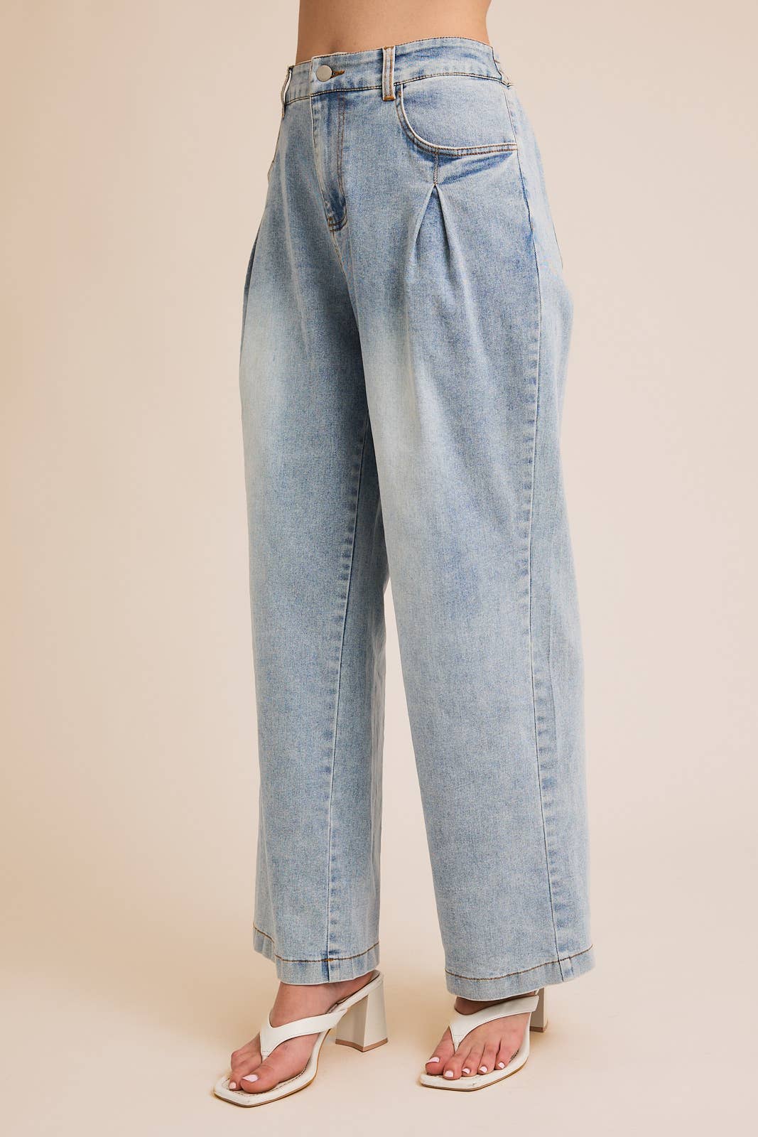 Laura Lightwash Stretch Denim Jeans