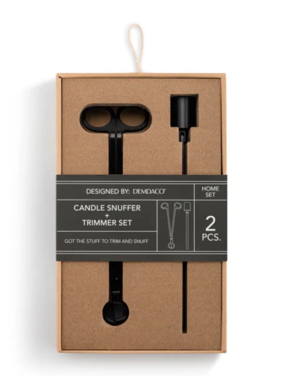 Candle Trimmer & Snuffer Set - Black