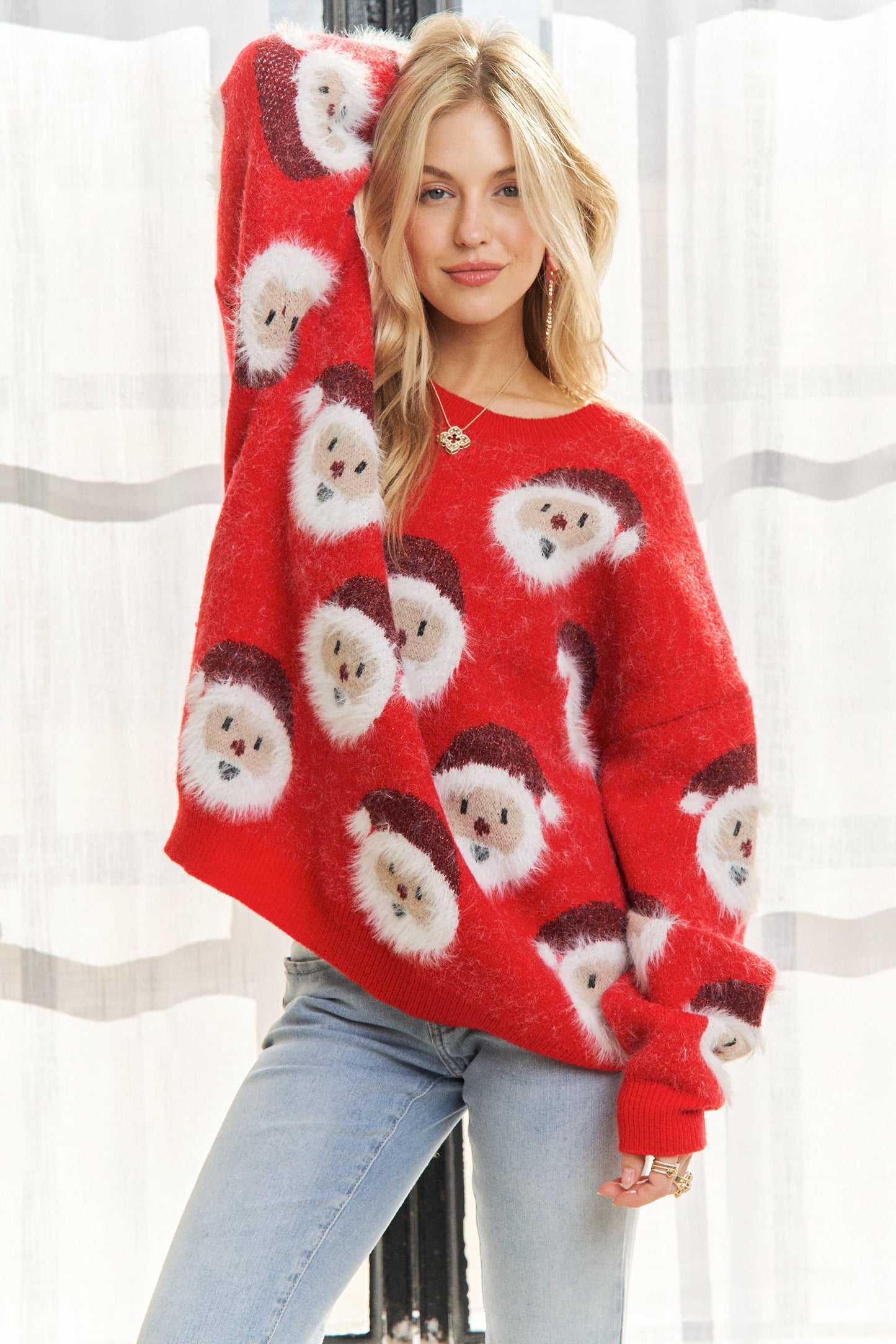 Santa Fuzzy Sweater