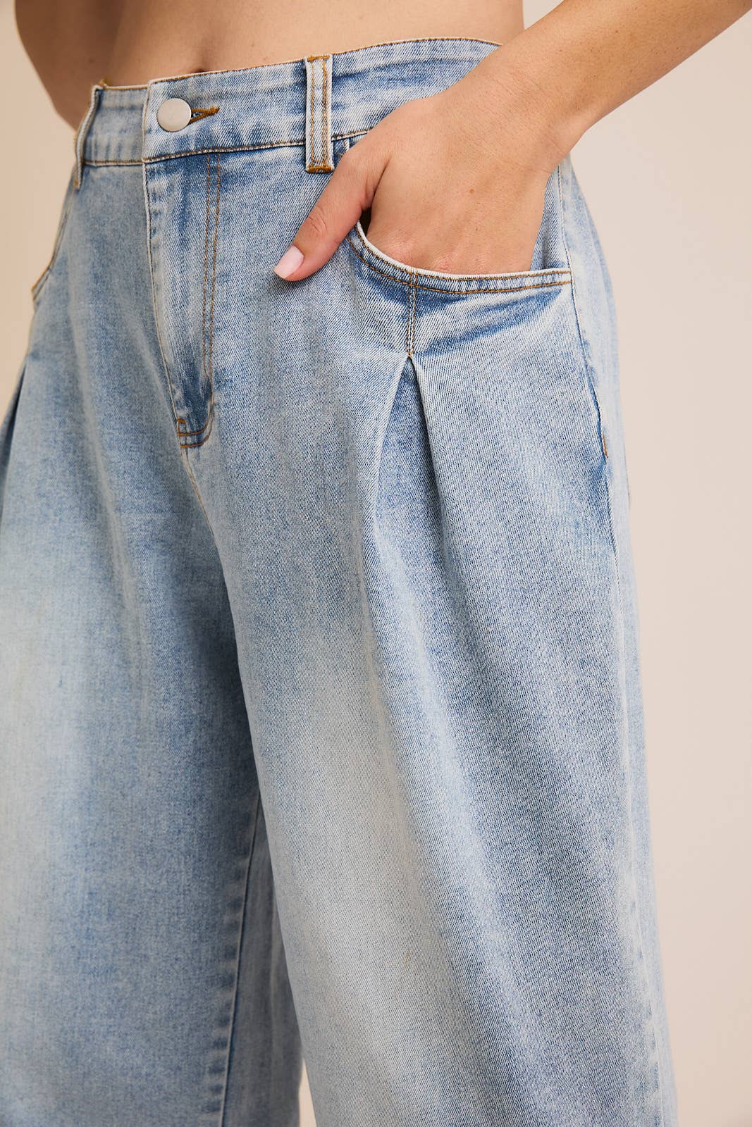 Laura Lightwash Stretch Denim Jeans